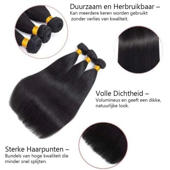 Brazilian straight weave